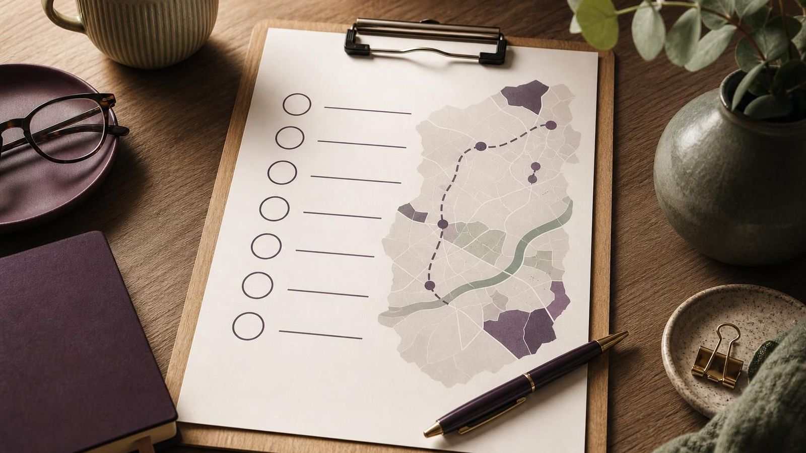 A Chelmsford care research checklist with local route notes